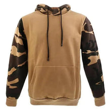 Load image into Gallery viewer, Army Green Men Military Hoodies Autumn Winter Hooded Sweatshirts Men's Pullover Hoodie Blend Fleece Long Sleeve Contrast Color Military Sweatshirt with Pocket

