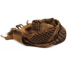 Load image into Gallery viewer, Army Military Tactical Keffiyeh Shemagh Arab Scarf Shawl Neck Cover Head Wrap Cotton Winter Scarves Military Shemagh Army Desert Keffiyeh Arab Scarf Shawl Neck Cover Head Wrap Scarf Military Shemagh Tactical Desert Keffiyeh Head Neck
