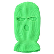 Load image into Gallery viewer, Army Tactical Mask 3 Hole Full Face Mask Ski Mask Winter Cap Balaclava Motorbike Motorcycle Helmet Full Helmet Neck Gaiter, Winter Balaclava Warm Knit Beanie for Outdoor Sports Outdoor Full Face Cover Thermal Ski Mask
