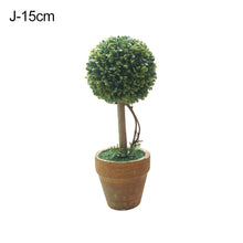 Load image into Gallery viewer, Artificial 1 Pc Heart Star Round Potted Decor  Bonsai  Ornament Home Garden Wedding Party Decor Home Decoration
