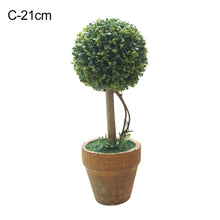Load image into Gallery viewer, Artificial 1 Pc Heart Star Round Potted Decor  Bonsai  Ornament Home Garden Wedding Party Decor Home Decoration
