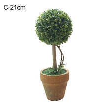Load image into Gallery viewer, Artificial 1 Pc Heart Star Round Potted Decor  Bonsai  Ornament Home Garden Wedding Party Decor Home Decoration
