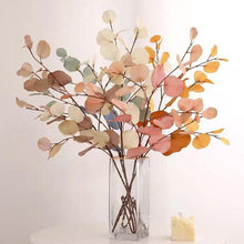 Load image into Gallery viewer, Artificial Eucalyptus Flower Plant Leaf Plastic Rod Long Branch Green Fake Plant Summer Autumn Home Bedroom Wall Decoration

