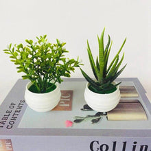 Load image into Gallery viewer, Artificial Succulent Small Simulated Tree Pot Decor Arrangement For Office Table Indoor Outdoor Stair Balcony Garden Home Decor
