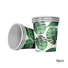 Load image into Gallery viewer, Artificial Tropical Palm Leaves For Hawaiian Luau Beach Birthday Jungle Party Wedding Home Table Decoration Accessories  Tropical Leaves with Stems Jungle Leaves Decorations for Hawaiian Luau Party Beach Baby Shower Wedding Birthday Decorations
