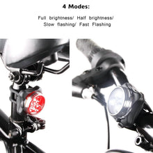 将图片加载到图库查看器，Ascher USB Rechargeable Bike Light Set
