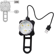 将图片加载到图库查看器，Ascher USB Rechargeable Bike Light Set
