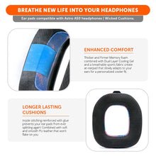 Load image into Gallery viewer, Astro A50 Gen 4, Gen 5 and A50X Earpads - WC FreeZe Cooling Gel
