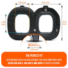 Load image into Gallery viewer, Astro A50 Gen 4, Gen 5 and A50X Earpads - WC FreeZe Cooling Gel
