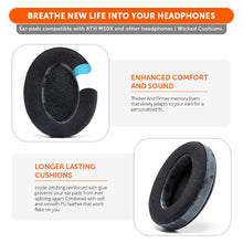 将图片加载到图库查看器，ATH M50X Earpads - Velour Hybrid
