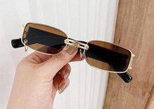 Load image into Gallery viewer, Attractive Sunglasses Square Shape Eyeglasses Metal Black Lenses For Men Women Sun Glasses for Outdoor Travel Driving Sunglasses
