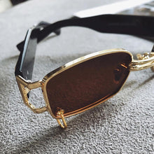 Load image into Gallery viewer, Attractive Sunglasses Square Shape Eyeglasses Metal Black Lenses For Men Women Sun Glasses for Outdoor Travel Driving Sunglasses
