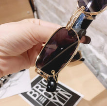 Load image into Gallery viewer, Attractive Sunglasses Square Shape Eyeglasses Metal Black Lenses For Men Women Sun Glasses for Outdoor Travel Driving Sunglasses
