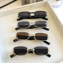 Load image into Gallery viewer, Attractive Sunglasses Square Shape Eyeglasses Metal Black Lenses For Men Women Sun Glasses for Outdoor Travel Driving Sunglasses
