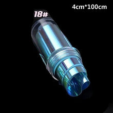 将图片加载到图库查看器，Aurora Nails Glass Foil Film Sticker Cellophane Paper Korean Nail Trend Design Ice Cube Manicure Accessories Heart Nail Art Stickers Glitter Decals Decoration Stickers Glitter Decals Love Nail Sequins Laser Heart Nail Supplies Sparkle Nail
