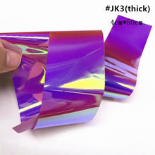 将图片加载到图库查看器，Aurora Nails Glass Foil Film Sticker Cellophane Paper Korean Nail Trend Design Ice Cube Manicure Accessories Heart Nail Art Stickers Glitter Decals Decoration Stickers Glitter Decals Love Nail Sequins Laser Heart Nail Supplies Sparkle Nail
