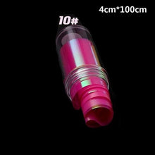 将图片加载到图库查看器，Aurora Nails Glass Foil Film Sticker Cellophane Paper Korean Nail Trend Design Ice Cube Manicure Accessories Heart Nail Art Stickers Glitter Decals Decoration Stickers Glitter Decals Love Nail Sequins Laser Heart Nail Supplies Sparkle Nail
