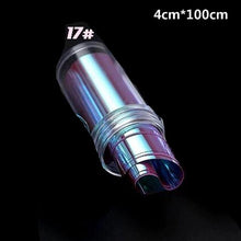将图片加载到图库查看器，Aurora Nails Glass Foil Film Sticker Cellophane Paper Korean Nail Trend Design Ice Cube Manicure Accessories Heart Nail Art Stickers Glitter Decals Decoration Stickers Glitter Decals Love Nail Sequins Laser Heart Nail Supplies Sparkle Nail

