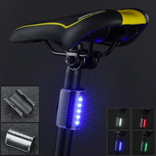 Load image into Gallery viewer, Auto-Sensing Bicycle Light Waterproof Bike Taillight LED USB Rechargable Safety Back Light Riding Warning Saddle Bike Rear Light Waterproof Bike Headlight Taillight LED Light Modes Bike Lights For Night Riding
