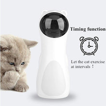 将图片加载到图库查看器，Automatic Cat Toys Teaser Interactive Smart Teasing Pet LED Laser Funny Handheld Mode Electronic Pet USB Charge Toys for Indoor Pet Auto On Off Silent Chase Laser Light Random Speed Pattern Active Cat Toys Hunting Exercise
