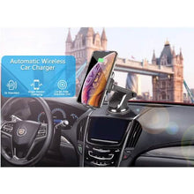 Load image into Gallery viewer, Automatic Clamping Wireless Car Charger Mount
