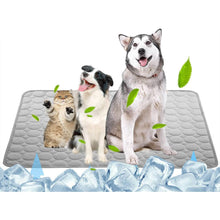 Load image into Gallery viewer, Automatic Cooling Dog Mat Washable Pet Sleeping Blanket Mat
