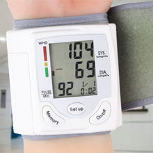 Load image into Gallery viewer, Automatic Digital Wrist Cuff Blood Pressure Monitor
