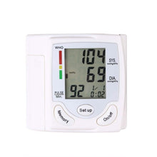Load image into Gallery viewer, Automatic Digital Wrist Cuff Blood Pressure Monitor
