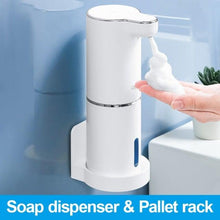 Load image into Gallery viewer, Automatic Foam Soap Dispensers Bathroom Smart Washing Hand Machine With USB Charging White High Quality Material  Automatic Touchless Soap Dispenser Rechargeable Foaming Soap Dispense With Adjustable Volume Suitable For Bathroom Office Hotel
