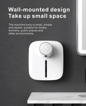 Load image into Gallery viewer, Automatic Liquid Soap Dispenser Intelligent Induction Hand Washer LED Temperature Display Wall-mounted Foam Soap Dispenser Automatic Induction Soap Dispenser Wall-Mounted Mobile Phone Washing Infrared Thermometer Household
