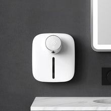 Load image into Gallery viewer, Automatic Liquid Soap Dispenser Intelligent Induction Hand Washer LED Temperature Display Wall-mounted Foam Soap Dispenser Automatic Induction Soap Dispenser Wall-Mounted Mobile Phone Washing Infrared Thermometer Household
