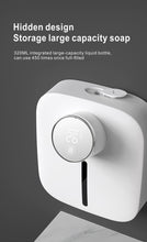 Load image into Gallery viewer, Automatic Liquid Soap Dispenser Intelligent Induction Hand Washer LED Temperature Display Wall-mounted Foam Soap Dispenser Automatic Induction Soap Dispenser Wall-Mounted Mobile Phone Washing Infrared Thermometer Household
