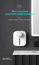 Load image into Gallery viewer, Automatic Liquid Soap Dispenser Intelligent Induction Hand Washer LED Temperature Display Wall-mounted Foam Soap Dispenser Automatic Induction Soap Dispenser Wall-Mounted Mobile Phone Washing Infrared Thermometer Household
