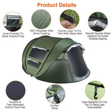 将图片加载到图库查看器，Automatic Pop Up Camping Tent
