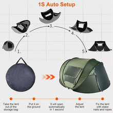 将图片加载到图库查看器，Automatic Pop Up Camping Tent

