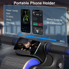 Load image into Gallery viewer, Automatic Rebound Anti-Slip AB Roller Wheel with Knee Pad Holder
