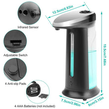 Load image into Gallery viewer, Automatic Soap Dispenser 400 ML/16.9 Oz
