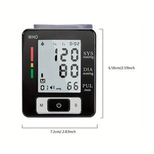 Load image into Gallery viewer, Automatic Wrist Blood Pressure Monitor
