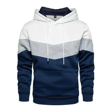 Load image into Gallery viewer, Autumn Casual Hoodie Male Thick Hoodies Hip Hop Streetwear Hooded Pullover Men Clothing  Hoodies for Men Pullover Hip Hop Colors Block Pocket Mens Shirts Sport Tops Sweatshirts
