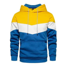 Load image into Gallery viewer, Autumn Casual Hoodie Male Thick Hoodies Hip Hop Streetwear Hooded Pullover Men Clothing  Hoodies for Men Pullover Hip Hop Colors Block Pocket Mens Shirts Sport Tops Sweatshirts

