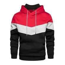 Load image into Gallery viewer, Autumn Casual Hoodie Male Thick Hoodies Hip Hop Streetwear Hooded Pullover Men Clothing  Hoodies for Men Pullover Hip Hop Colors Block Pocket Mens Shirts Sport Tops Sweatshirts
