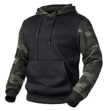 Load image into Gallery viewer, Autumn Men's Military Camouflage Fleece Hoodies Army Tactical  Male Winter Camo Hip Hop Pullover Hoody Sweatshirt Men's Pullover Hoodie Blend Fleece Long Sleeve Contrast Color Military Sweatshirt
