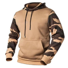 Load image into Gallery viewer, Autumn Men's Military Camouflage Fleece Hoodies Army Tactical  Male Winter Camo Hip Hop Pullover Hoody Sweatshirt Men's Pullover Hoodie Blend Fleece Long Sleeve Contrast Color Military Sweatshirt
