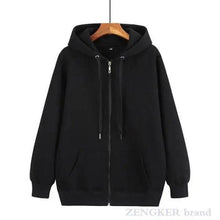 将图片加载到图库查看器，Autumn Mens Cardigan Plus Size Hoodie For Man Jacket Cardigan Oversized Men Hoodies Sweatshirt  Long Sleeve Crew Neck Hooded Jacket Hip Hop Streetwear Pullover Top Zip Hoodie For Men
