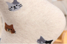 Load image into Gallery viewer, Autumn New Sock Animal Cartoon Cat Lovely Socks Combed Out Of Cotton Fashion Cute Short Socks Cat Print Stylish Color Cute Casual Socks For Men And Women
