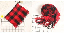 Load image into Gallery viewer, Autumn Winter Luxury Soft Men's Plaid Lightweight Scarf Elegant Thicken Wrap Shawl Ladies Lightweight Escharpe Soft Wool Elegant Neckwear Cashmere Scarf Long Thick Warm Unisex For Women Men
