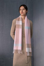 Load image into Gallery viewer, Autumn Winter Super Soft Hijab Classic Cashmere Tartan Lightweight Pure Wool Plaid Scarf Women's Shawls Elegant Thickened To Keep Warm For Women
