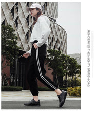 Load image into Gallery viewer, Autumn Womens Mens Sneakers Black Fashion Vulcanized Shoes Lace-up Casual Flats Light Couple Fashion Sneakers Breathable Casual Comfortable Lightweight Sneakers
