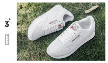 Load image into Gallery viewer, Autumn Womens Mens Sneakers Black Fashion Vulcanized Shoes Lace-up Casual Flats Light Couple Fashion Sneakers Breathable Casual Comfortable Lightweight Sneakers
