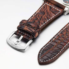 Load image into Gallery viewer, Avaner Mens Big Face Dual Time Zone Leather Strap Sport Watch
